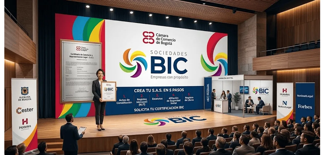 Cómo crear una empresa SAS BIC en Colombia en la CCB!