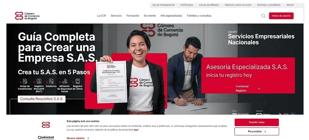 Como Crear Una Empresa SAS En Colombia en la CCB!