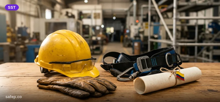 ¿Cuáles son los requisitos de asistencia y aprobación para obtener la certificación de trabajo en alturas en Colombia?