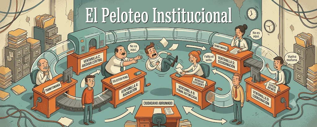 El Peloteo Institucional: Cuando la burocracia decidió organizar sus propios Juegos Olímpicos