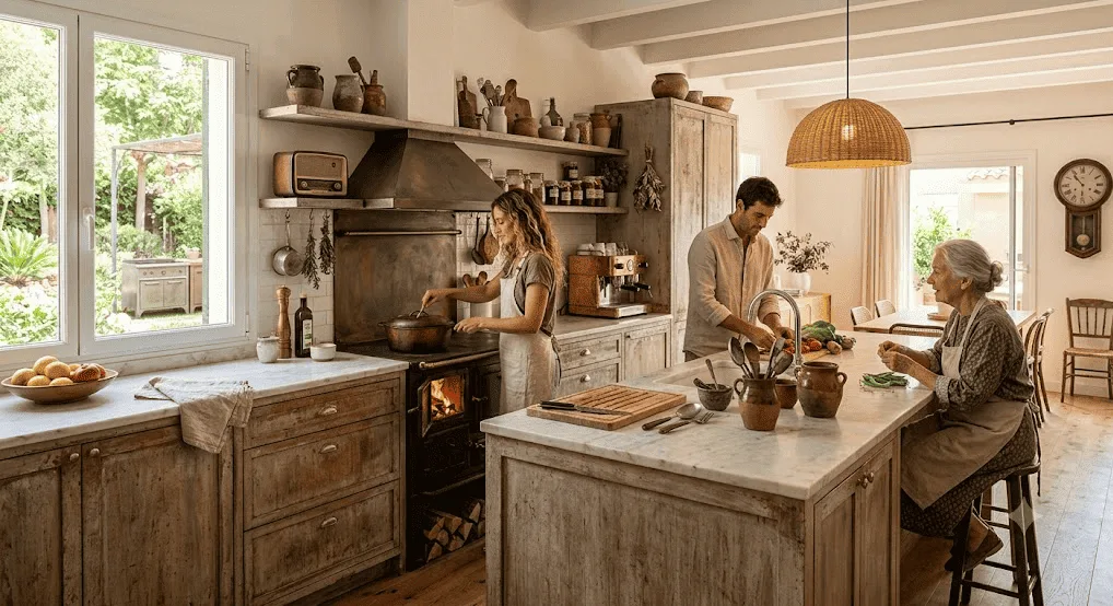 Espacio de Cocina y la "Cocina Lenta" vs la comida rápida