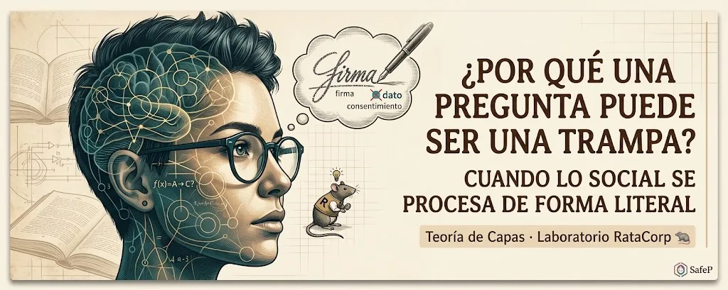 ¿Por qué una pregunta puede ser una trampa? Cuando lo social se procesa de forma literal