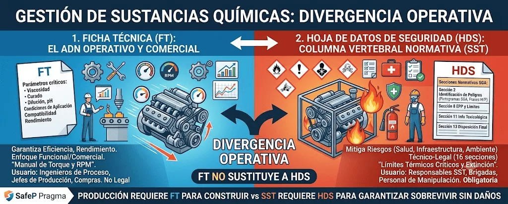 Sustancias Químicas: Ficha Técnica vs Hoja de Seguridad (HDS)