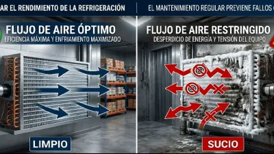 Eficiencia energética en cuartos fríos: el impacto del ensuciamiento