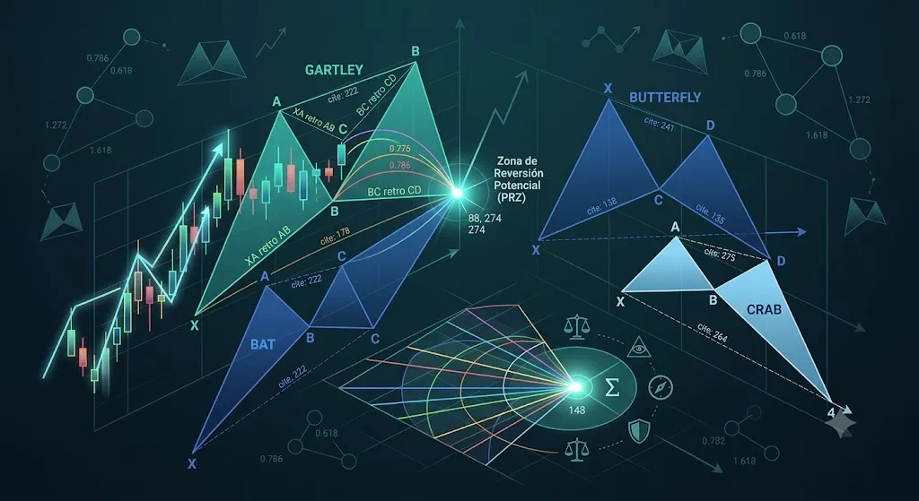 Trading Armónico: Geometría, Proporción y Zona Potencial de Reversa (PRZ)