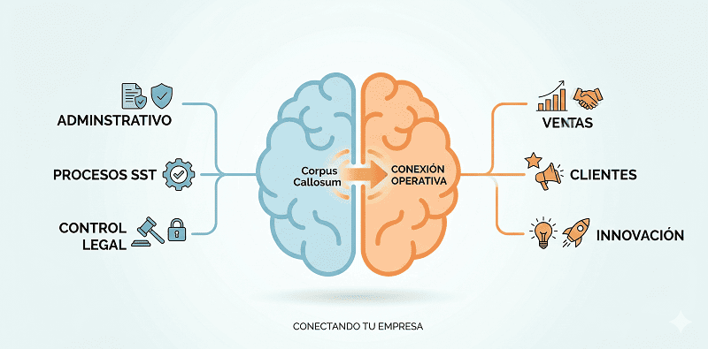 Tu empresa piensa igual que tu cerebro...