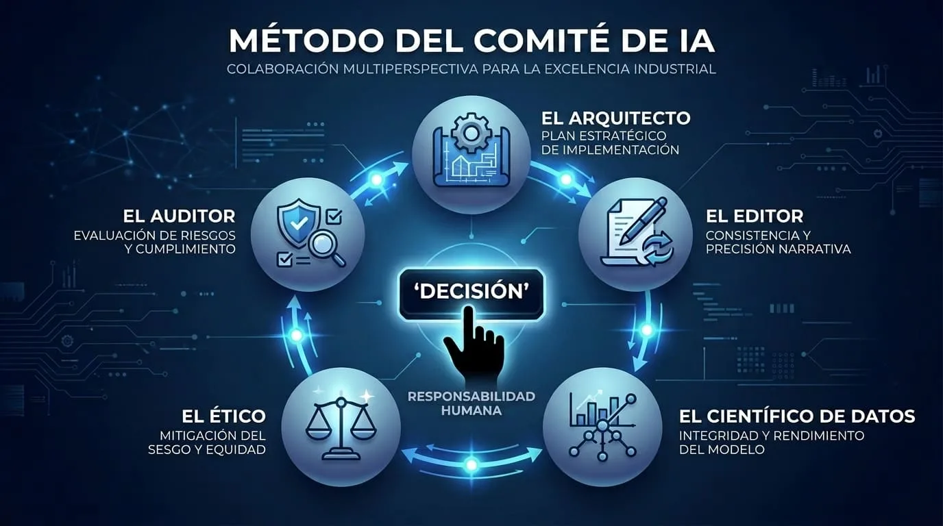 Uso estratégico de múltiples inteligencias artificiales para la toma de decisiones técnicas
